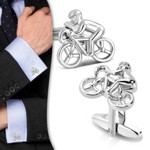 Stainless Steel Bicycle Cufflinks Stainless Steel Bicycle Cufflinks